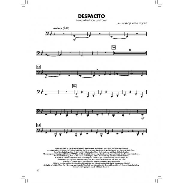 Bl&auml;serKlasse Chart-Hits - Tuba : Angesagte Popnummern f&uuml;r den gro&szlig;en Auftritt